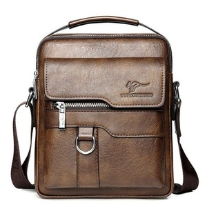 Bolso De Hombro De Cuero Para Hombre Bandolera De Marca Lujo Estilo Moda  Vintage | eBay
