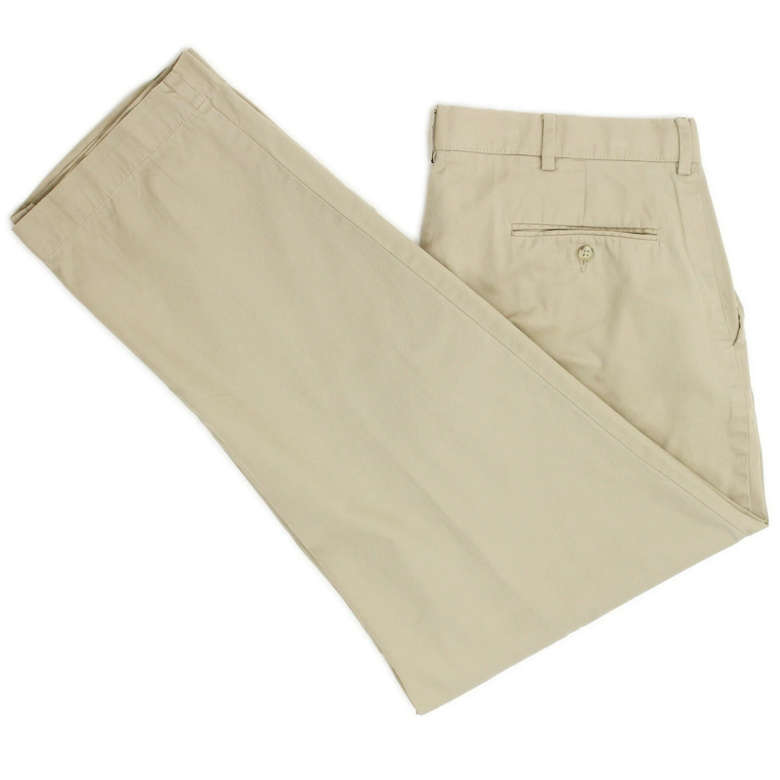 Polo Ralph Lauren Khaki Lightweight Cotton Flat Front Chino Pants 38x29