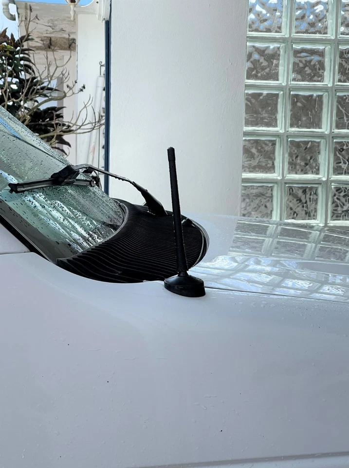 Mástil de antena de goma negro corto de 7" radio AM/FM para Chevrolet Express 1996-2025 Foto 4 de 4