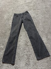 Vintage Wrangler Women's Jeans Size 9 Black Gray High Rise Mom 9X36 USA 1623