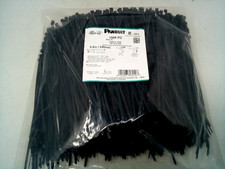 Panduit PLT2.5I-M0 Cable Tie, Intermediate, Weather Rest. Nylon 1000ct 9.8in