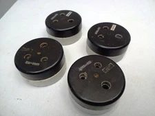 Vintage Electric Switches Socket Bakelite Ceramic Three-Hole Single Plug Vitreou