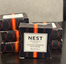 NEST FRAGRANCES Sicilian Tangerine Facial Bar 30 Grams / 1 Ounce (NEW)-FIVE