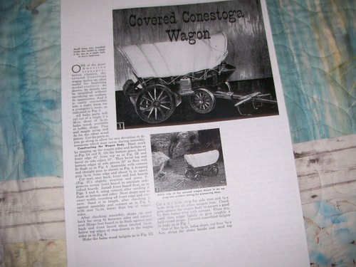 covered conestoga wagon model plans | eBay
