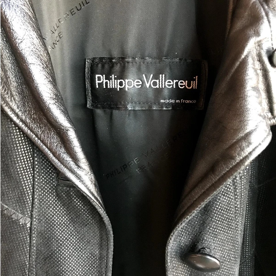 Philippe Vallereuil Plus Size Vintage Suede Patchwork Swing Coat 2-3X(?)Pls Read - Image 3 of 4