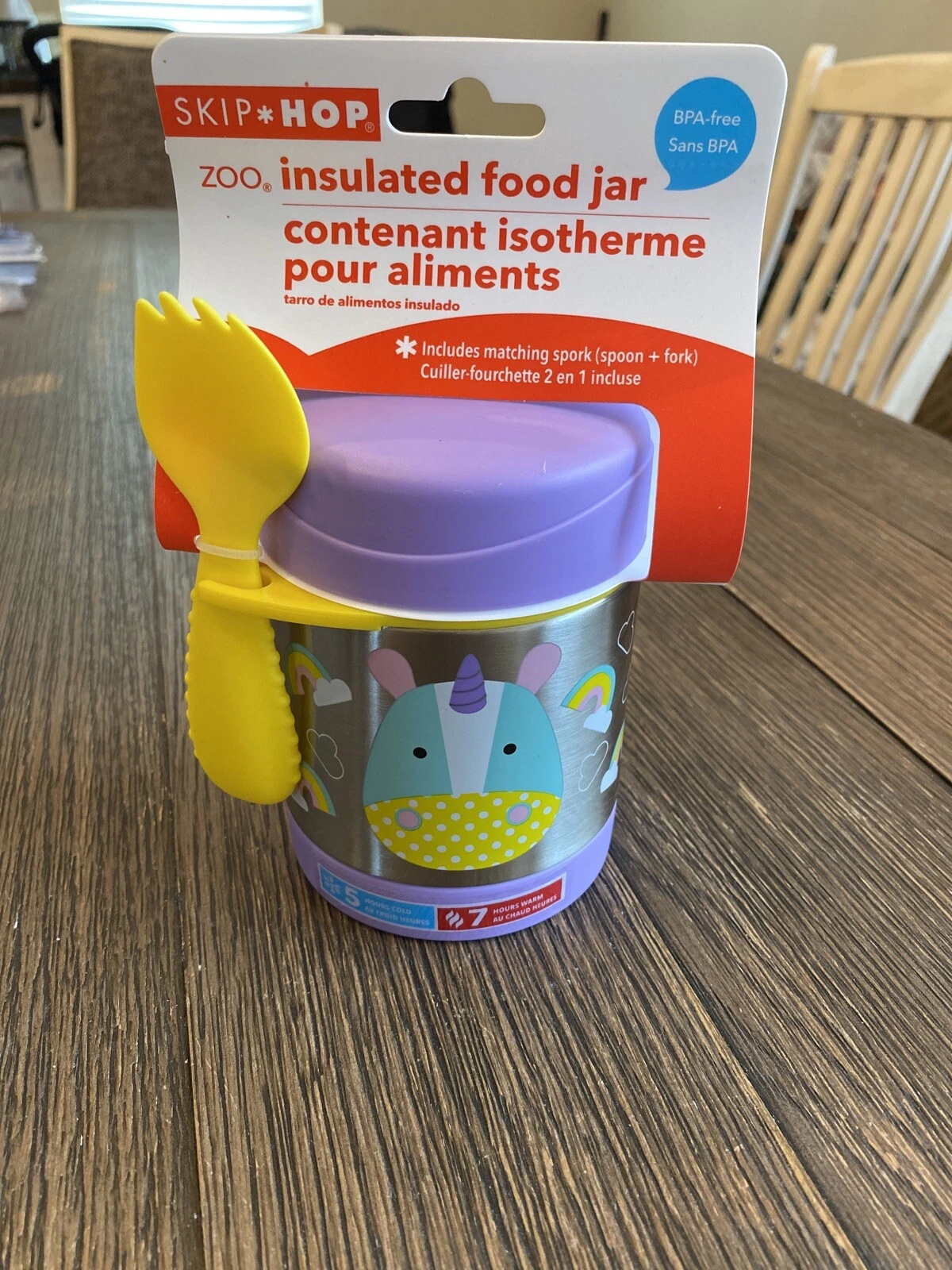 Skip Hop Zoo Insulated Food Jar 11oz 325mL Unicorn