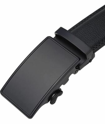 Lavemi Men's Real Leather Ratchet Dress Belt with Automatic Buckle 44 to 52  | eBay
