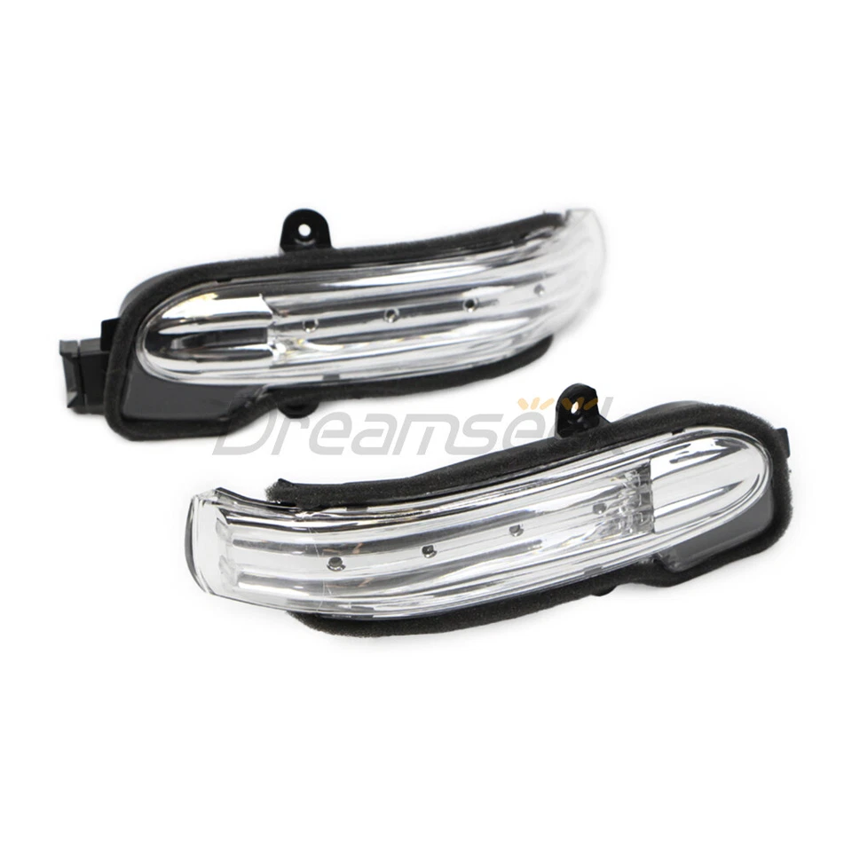 LED Side Rearview Mirror Turn Light for Mercedes-Benz C-Class W203 2001-07 Clear - Image 4 of 4