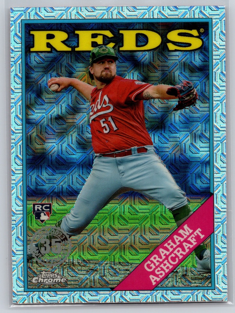 2023 Topps #T88C-93 Graham Ashcraft 1988 Silver Pack Mojo Rookie