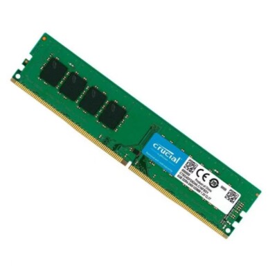 Crucial 32GB 4x 8GB DDR4 2400MHz PC4-19200 Desktop UDIMM Memory