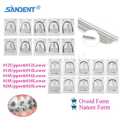 Fils Orthodontiques Niti Rectangulaires Thermiques - SKYSEA Dental FDA