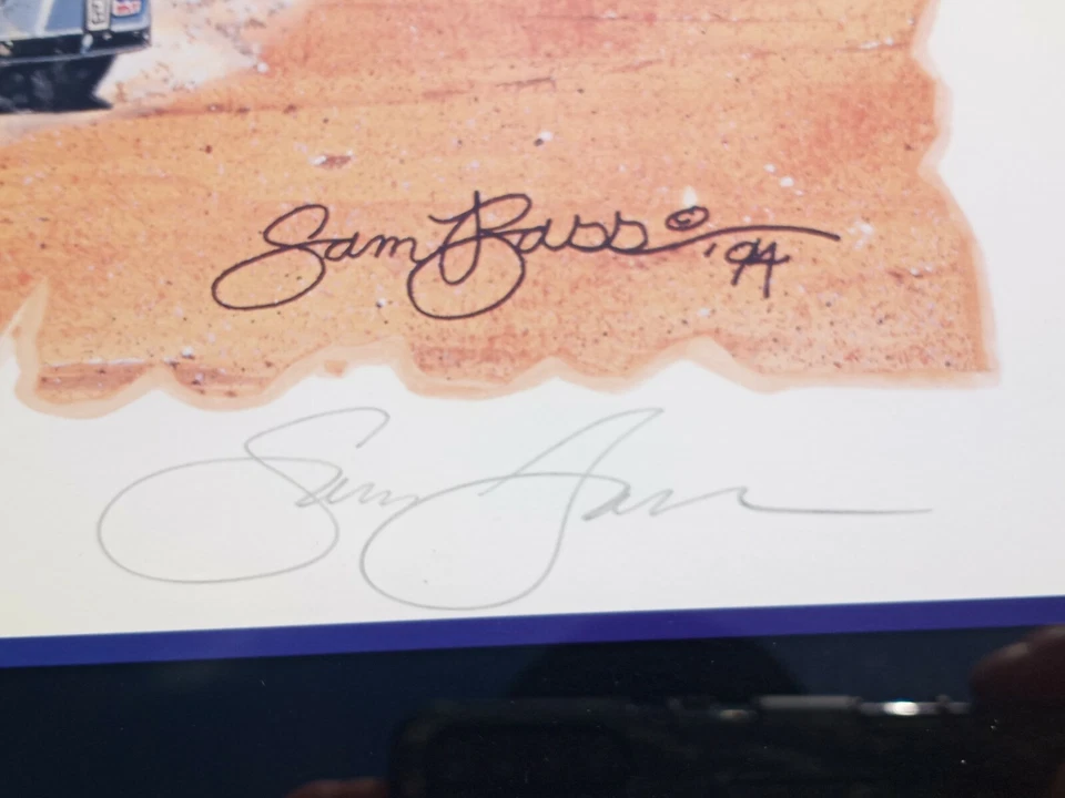 PÓSTER A/P "THE MAGNÍFICO SEVEN" FIRMADO Y SAM BASS 1994 POR DALE WONHARDT Foto 3 de 4