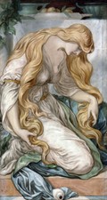 MARY MAGDALENE DISCIPLE JESUS 1879 ART PAINTING BY FREDERIC JAMES SHIELDS REPRO