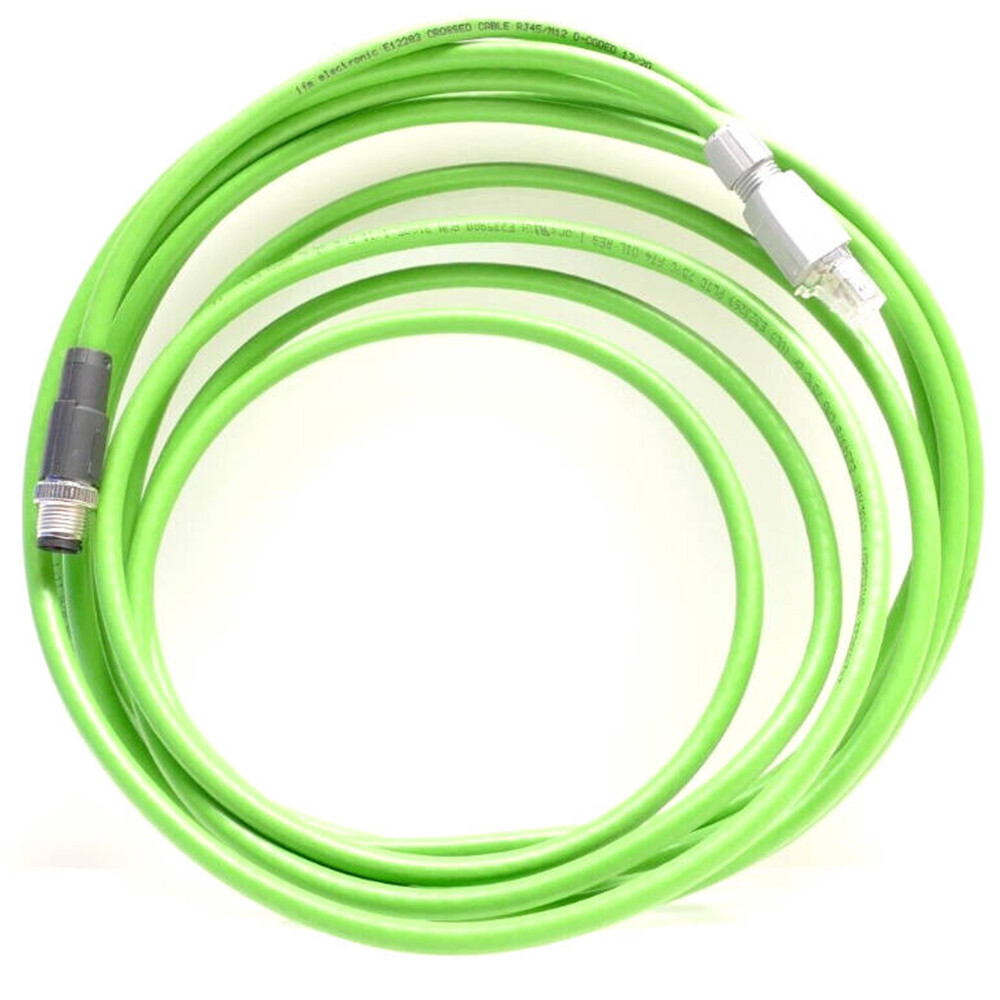 Interconector de cable cruzado tipo E12283 M12 / RJ45 para IFM