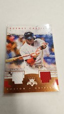2016 Diamond Kings Materials Silver Rusney Castillo SP Dual Relic 10/10 Red Sox