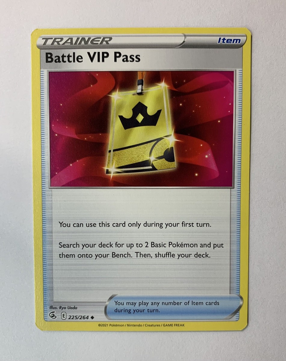 Pokmon TCG Battle VIP Pass Fusion Strike 225/264 Regular Uncommon Pokmon TCG Battle VIP Pass Fusion Strike 225/264 Regular Uncommon