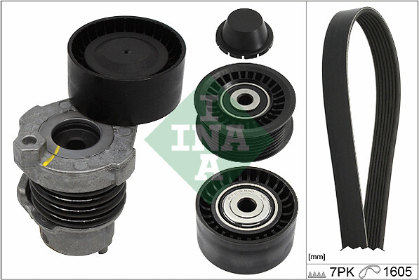 INA 529 0194 10 Keilrippenriemensatz For Dacia Nissan Renault-image