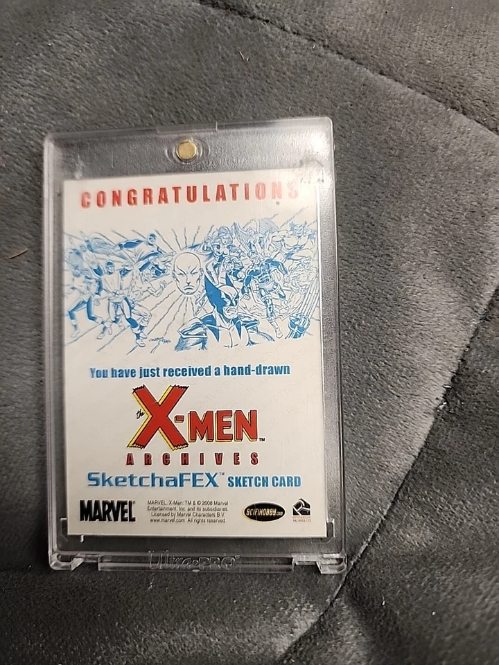 Deadpool hand drawn Sketch Card By Artist Erik Maell - Image 2 of 4