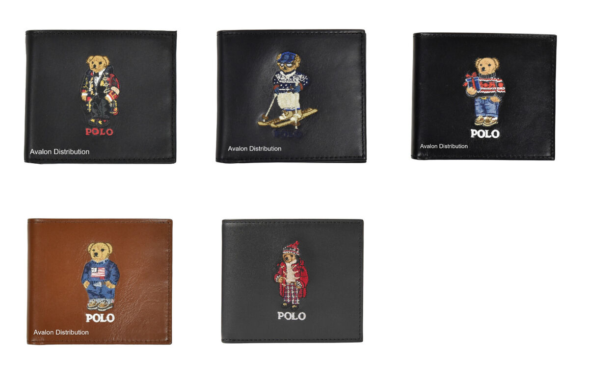 Polo Ralph Lauren Leather Collegiate Preppy Holiday Bear Polo Ralph Lauren Leather Collegiate Preppy Holiday Bear