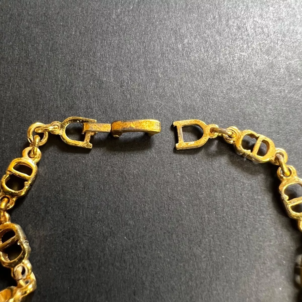 Christian dior on sale gold chain bracelet