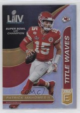 2020 Panini Donruss Elite Title Waves Patrick Mahomes II #1 s1i