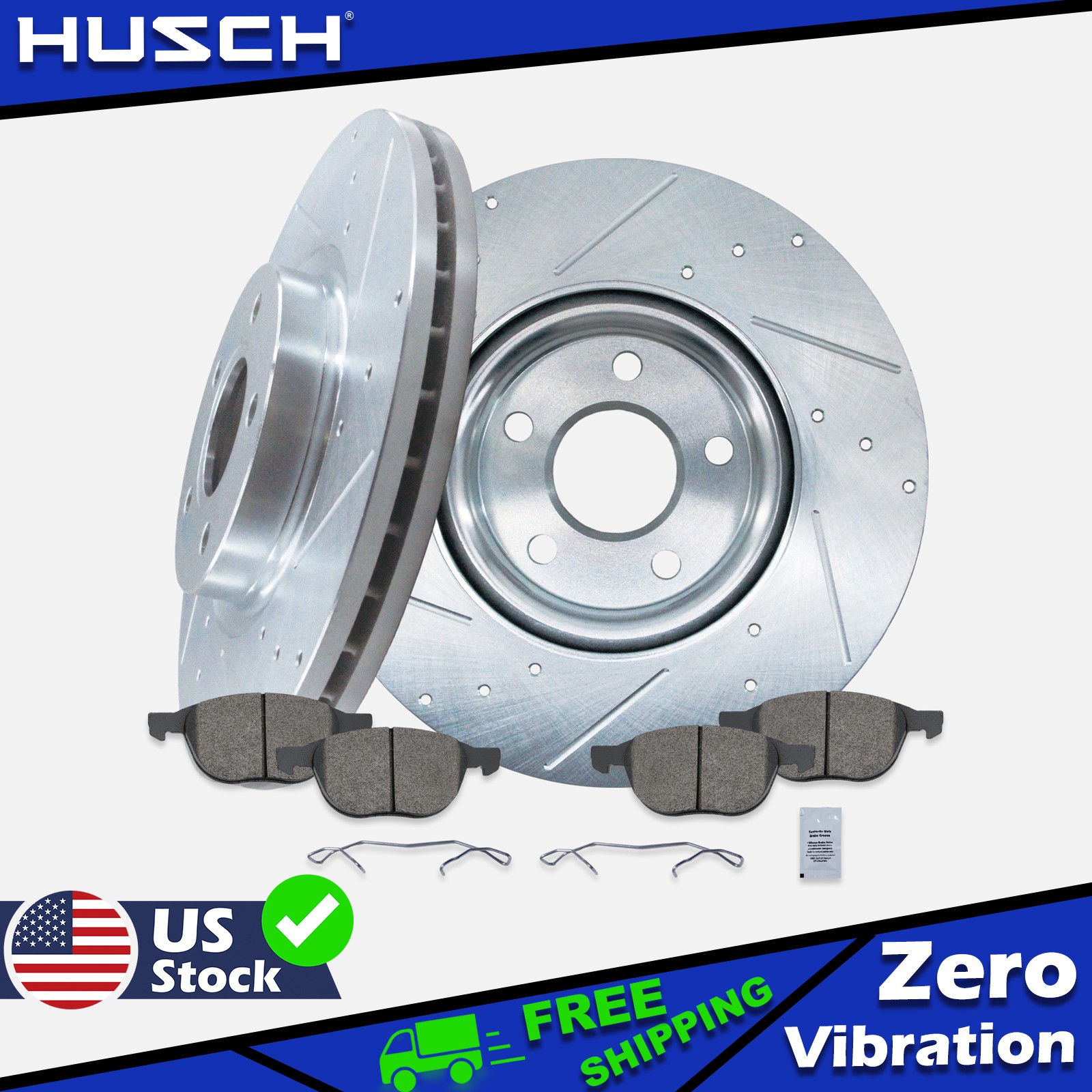 11.81 inch Front Disc Brake Rotors Pads for Ford Escape Volvo C30 C70 S40 V50