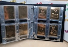 Danbury Mint Star Trek 22ct Gold Card Collection 42/48 Cards In Folder