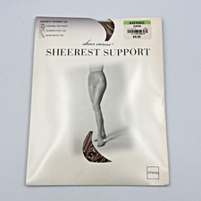 JCPenney Sheer Caress Pantyhose Size Average Sheerest Support Suntan