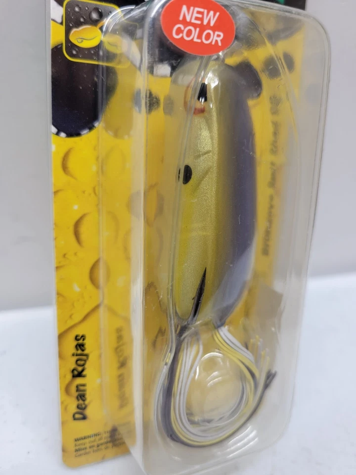 Spro Frog Bronzeye Spit Shad 60 #27 Clear Chartreuse 1/2oz NEW - Image 2 of 4