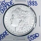 1883 MORGAN SILVER DOLLAR AUTHENTIC HI GRADE U.S. MINT COIN FREE SHIPPING 5520