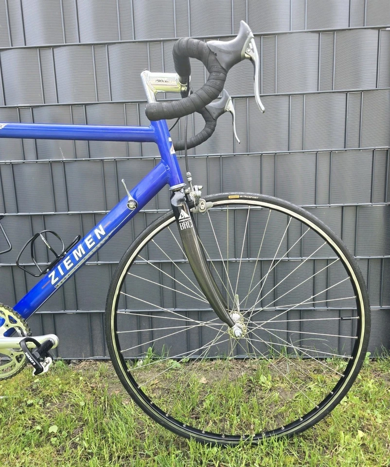 Rennrad, Vintage, Alu, Ziemen Handmade, Germany, RH 60, Blau, Shimano 600 - Bild 2 von 4