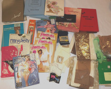 30 PAIR VINTAGE 1970s NYLON STOCKINGS HANES/PENNEYS/SEARS/BURLINGTON/K-MART/ 