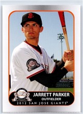 JARRETT PARKER 2012 Grandstand Cards San Jose Giants Minor League #5 of 36