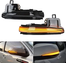 LED Smoked Lens Side Mirror Turn Signal Lights 2016-2021 Tacoma 2019-2021 RAV4