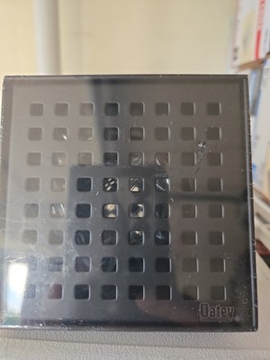 Oatey DesignLine Shower System 4'' Matte Black Square Grid Drain Grate NEW SEALED