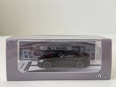 MERCEDES BENZ AMG GTR BLACK STARS 1/64 DIECAST CAR MODEL BY MJ MODELS