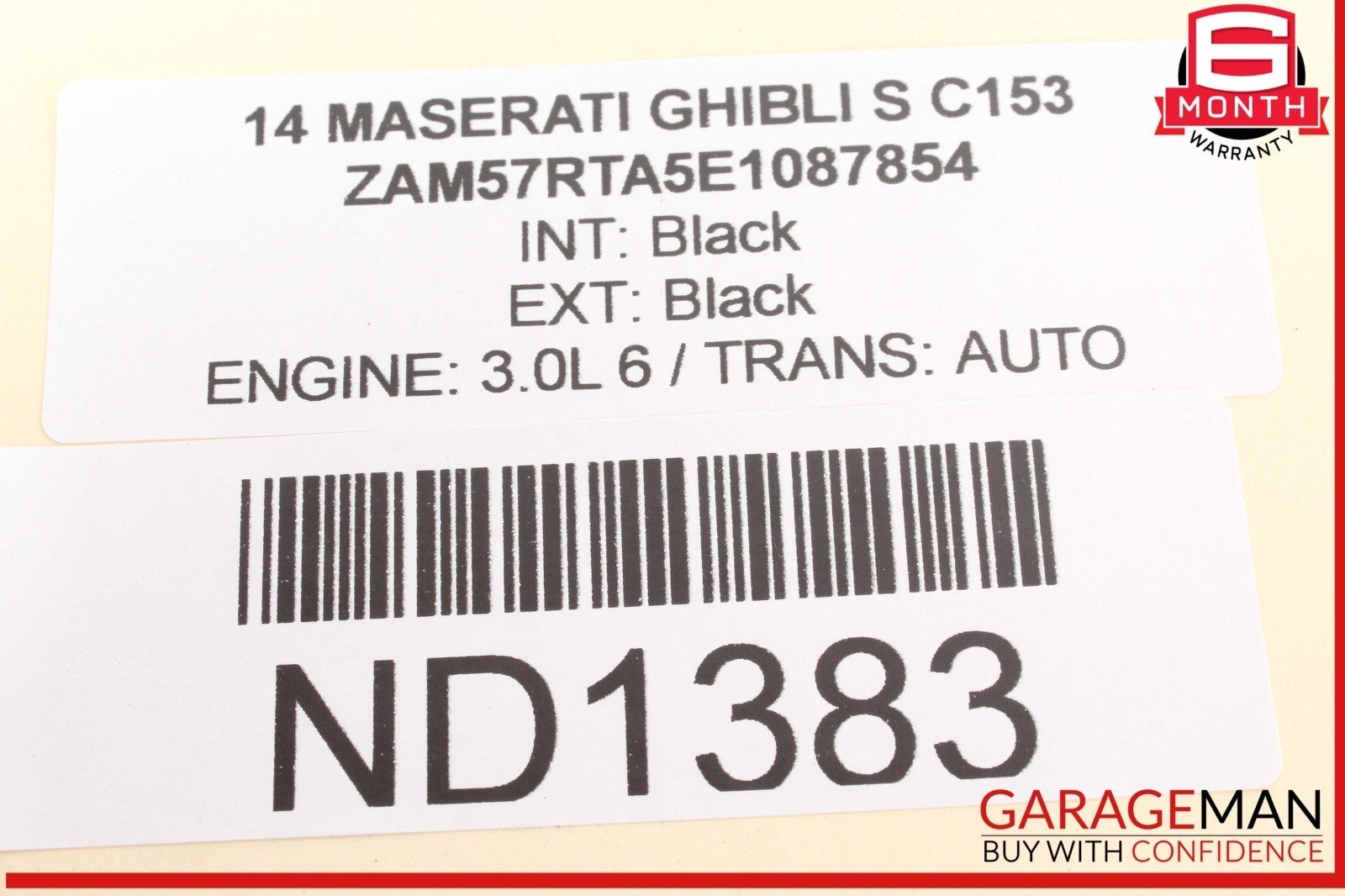 Maserati Ghibli 2014-2017 Front Right Side doors Set