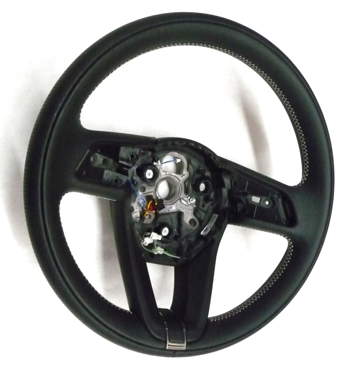 2022-2025 Bentley Bentayga Steering Wheel 3SD419089AF Black/ White Stitch OEM