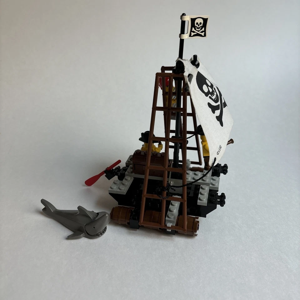 100% COMPLETE 1992 Vintage Lego System Pirates 1 Raft Raiders Set 6261 w/ Box+++ - Image 4 of 4