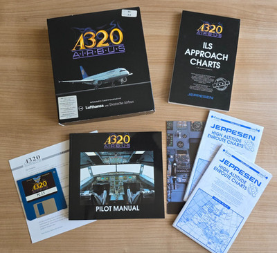 A320 Airbus für PC 3,5'' Flight Simulator Lufthansa Edition in OVP und komplett