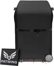 Grillabdeckung 600D Oxford-Stoff Abdeckung Schwarz Wetterfest für Gasgrill