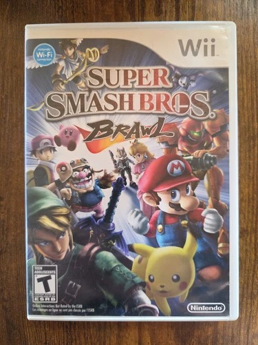 Super Smash Bros. Brawl (Nintendo Wii, 2008) CIB Complete