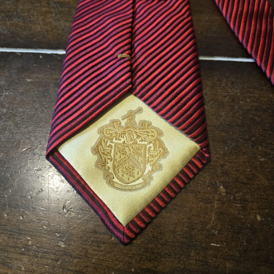 Галстук Donald J Trump Signature Collection в красные полоски шелковый галстук изысканный - Изображение 3 из 4