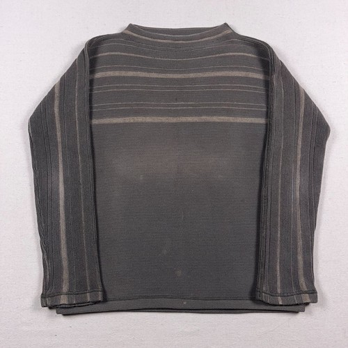 Giorgio Armani, Maglione donna vintage Giorgio Armani taglia XXL collo barca righe cotone maglia Italia
