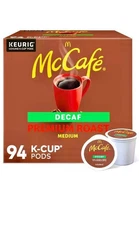 McCafe Decaf Premium Medium Roast K-Cup Coffee Pods, 94 ct…..