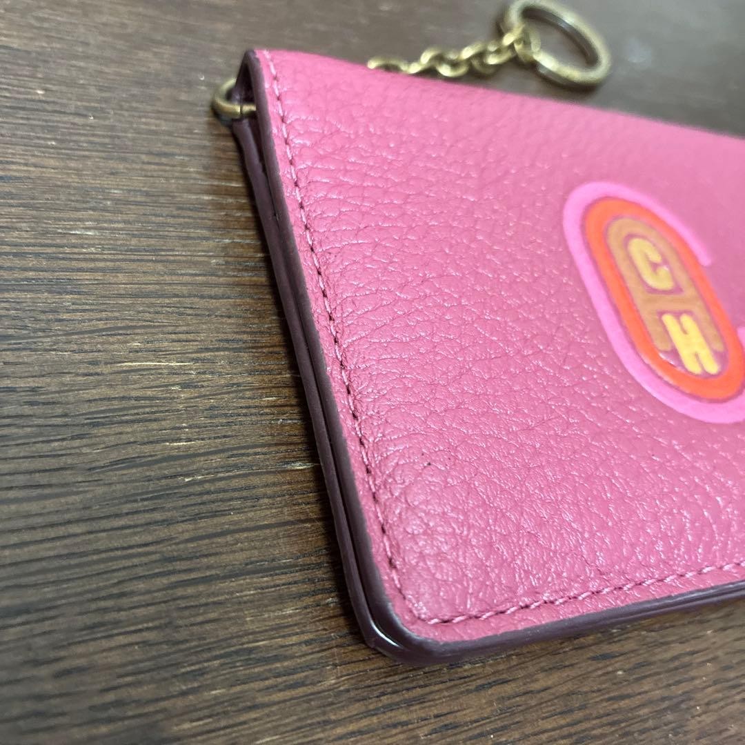 Coach Key Ring Card Case 88721 Patchwork Leather … - image 4