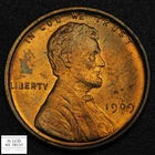 1909 VDB Lincoln Wheat Copper Cent 1C (MS BU BRILLIANT UNCIRCULATED RED RD)