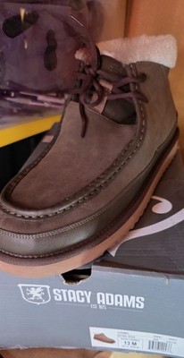 Stacy Adams Brown Leather COSMOS Chukka Ankle Boots Lace-Up Men's US 13 M