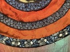 2 Antique Qing Dynasty Chinese Silk Hand Stitched Embroidered Rank Badge Panels — photo 8