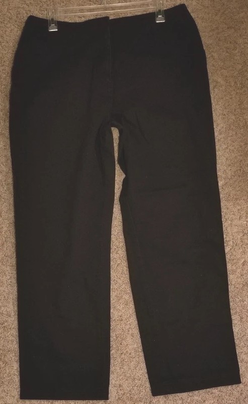 STO SUSQUEHANNA TRAIL OUTFITTERS Women's black pants 100% Cotton size 14P